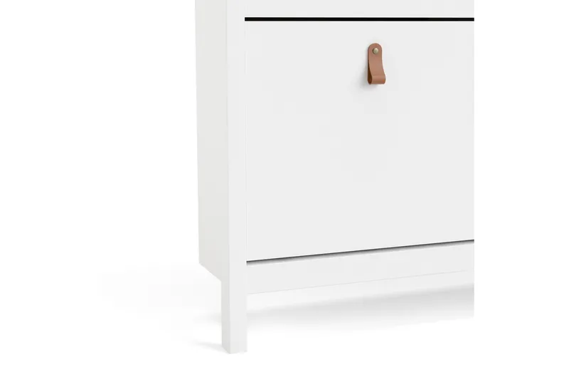 Vallvidera Skoskåp 25x102 cm - Vit/Natur - Förvaring - Sko- & klädförvaring - Skoförvaring - Skoskåp