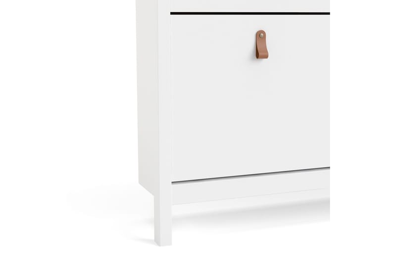 Vallvidera Skoskåp 25x102 cm - Vit/Natur - Förvaring - Sko- & klädförvaring - Skoförvaring - Skoskåp