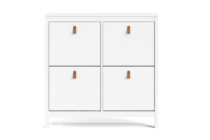 Vallvidera Skoskåp 25x102 cm - Vit/Natur - Förvaring - Sko- & klädförvaring - Skoförvaring - Skoskåp