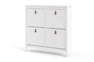 Vallvidera Skoskåp 25x102 cm - Vit/Natur - Förvaring - Sko- & klädförvaring - Skoförvaring - Skoskåp
