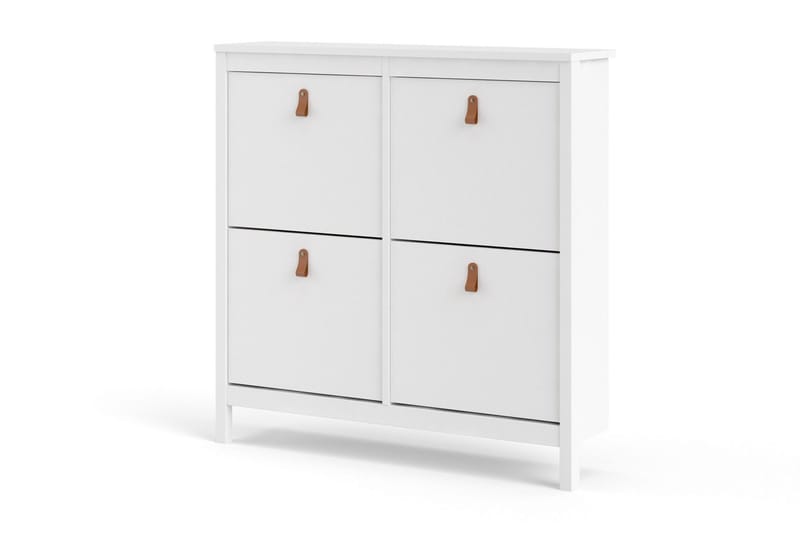 Vallvidera Skoskåp 25x102 cm - Vit/Natur - Förvaring - Sko- & klädförvaring - Skoförvaring - Skoskåp