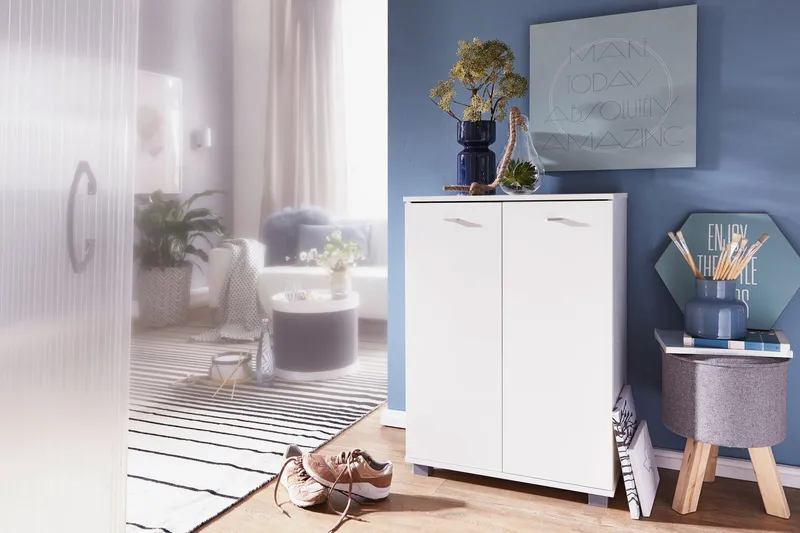 Vassell Skoskåp - Vit - Förvaring - Sko- & klädförvaring - Skoförvaring - Skoskåp