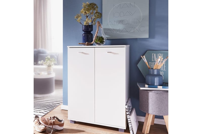 Vassell Skoskåp - Vit - Förvaring - Sko- & klädförvaring - Skoförvaring - Skoskåp
