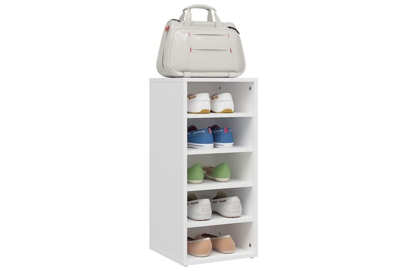 Skoskåp vit 31,5x35x70 cm spånskiva - Vit - Förvaring - Sko- & klädförvaring - Skoförvaring
