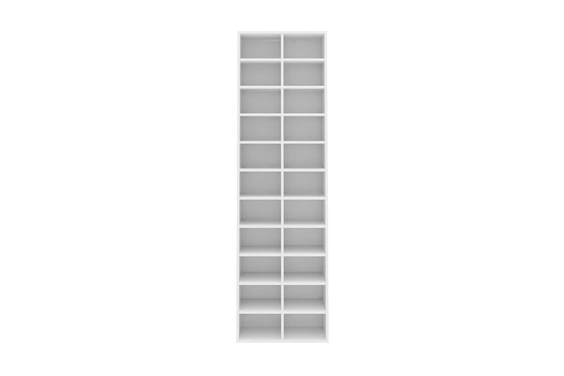 Skoskåp vit 54x34x183 cm spånskiva - Vit - Förvaring - Sko- & klädförvaring - Skoförvaring
