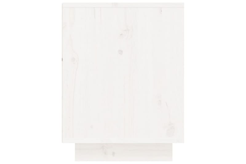 Skoskåp vit 60x34x45 cm massiv furu - Vit - Skoförvaring - Skohylla & skoställ