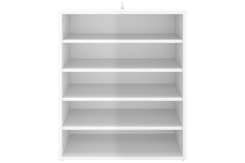 Skoskåp vit högglans 60x35x70 cm spånskiva - Vit högglans - Förvaring - Sko- & klädförvaring - Skoförvaring