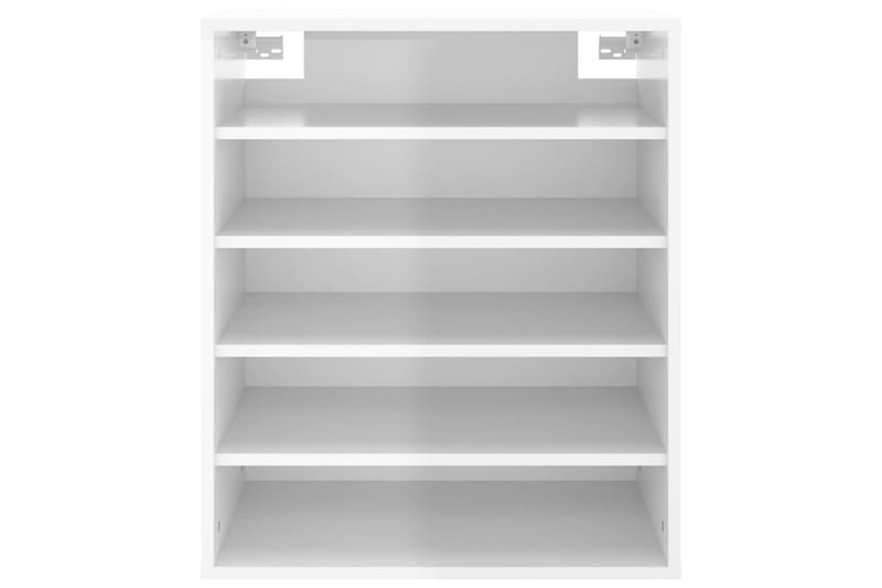 Skoskåp vit högglans 60x35x70 cm spånskiva - Vit högglans - Förvaring - Sko- & klädförvaring - Skoförvaring