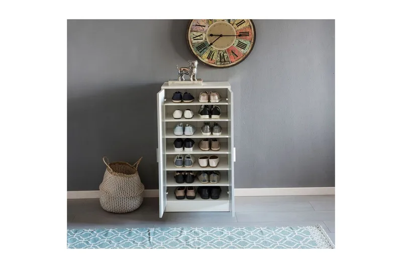 Skoskåp Wohnling Folierad spånskiva 7 fack hallmöbler - Förvaring - Sko- & klädförvaring - Skoförvaring