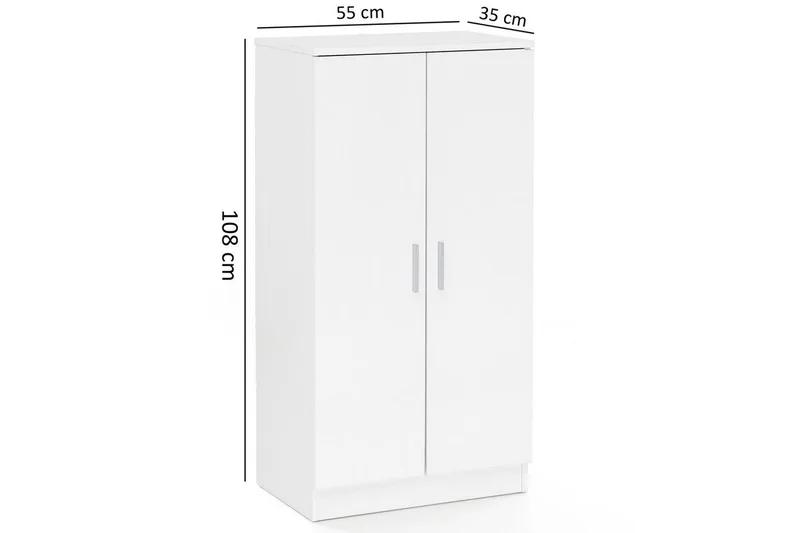 Skoskåp Wohnling Folierad spånskiva 7 fack hallmöbler - Förvaring - Sko- & klädförvaring - Skoförvaring