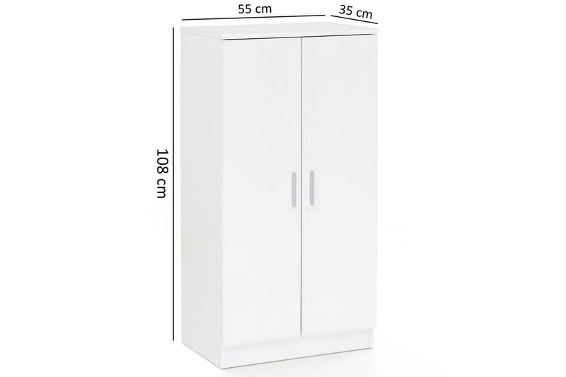 Skoskåp Wohnling Folierad spånskiva 7 fack hallmöbler - Förvaring - Sko- & klädförvaring - Skoförvaring