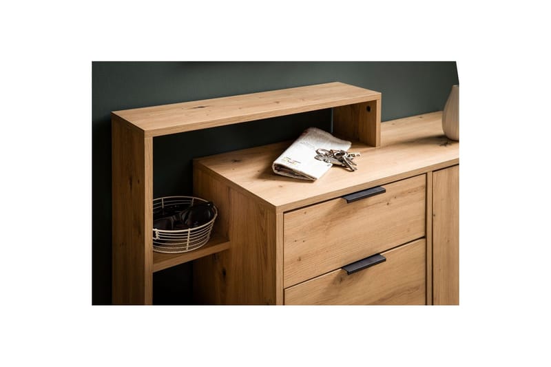 Skoskåp Wohnling Massa 2 fällbara fack för 12 par Folierad spånskiva med 1 dörrhylla - Förvaring - Sko- & klädförvaring - Skoförvaring