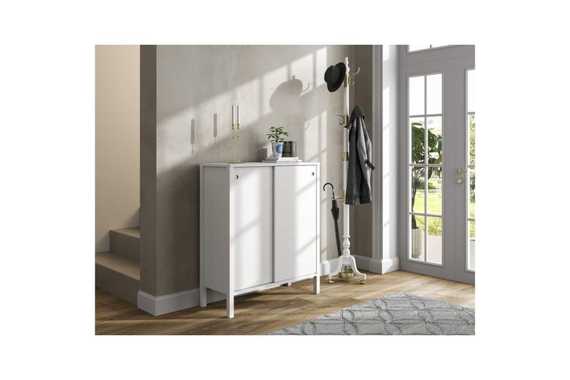 Sovran Skoskåp 92 cm - Natur/Vit - Förvaring - Sko- & klädförvaring - Skoförvaring