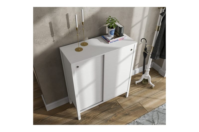 Sovran Skoskåp 92 cm - Natur/Vit - Förvaring - Sko- & klädförvaring - Skoförvaring