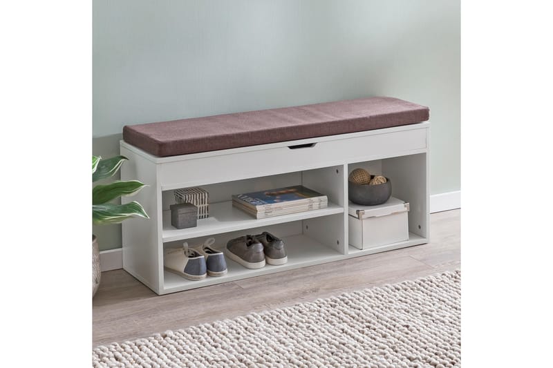 STROZIER Skohylla 104x32 cm Vit - Förvaring - Sko- & klädförvaring - Skoförvaring