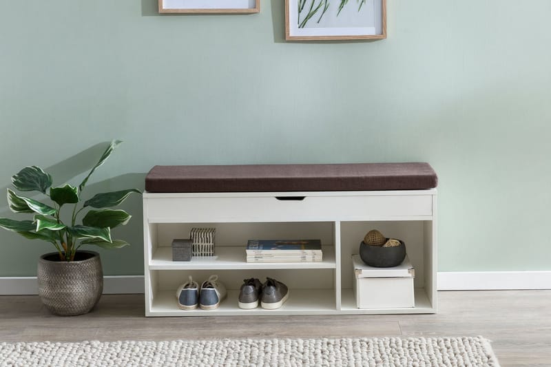STROZIER Skohylla 104x32 cm Vit - Förvaring - Sko- & klädförvaring - Skoförvaring