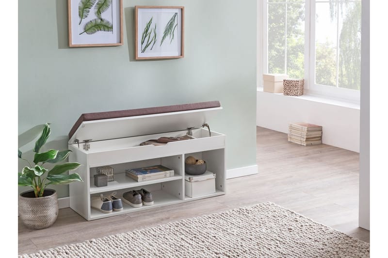 STROZIER Skohylla 104x32 cm Vit - Förvaring - Sko- & klädförvaring - Skoförvaring