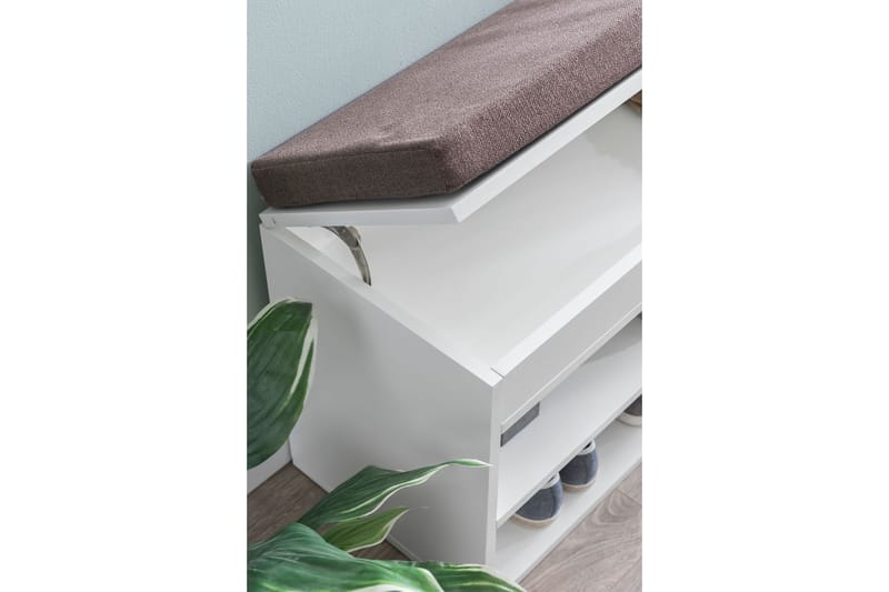 STROZIER Skohylla 104x32 cm Vit - Förvaring - Sko- & klädförvaring - Skoförvaring