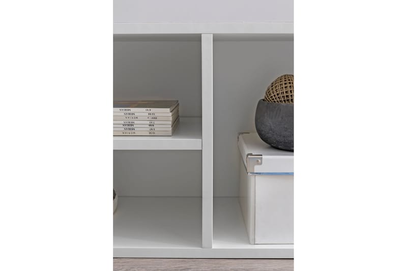 STROZIER Skohylla 104x32 cm Vit - Skoförvaring - Skohylla & skoställ