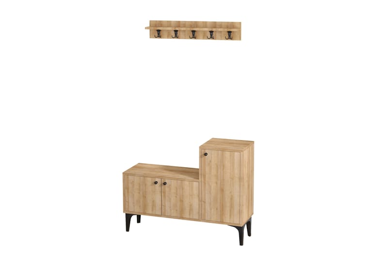 SUZANO Skoskåp 100x35 cm Natur - Förvaring - Sko- & klädförvaring - Skoförvaring