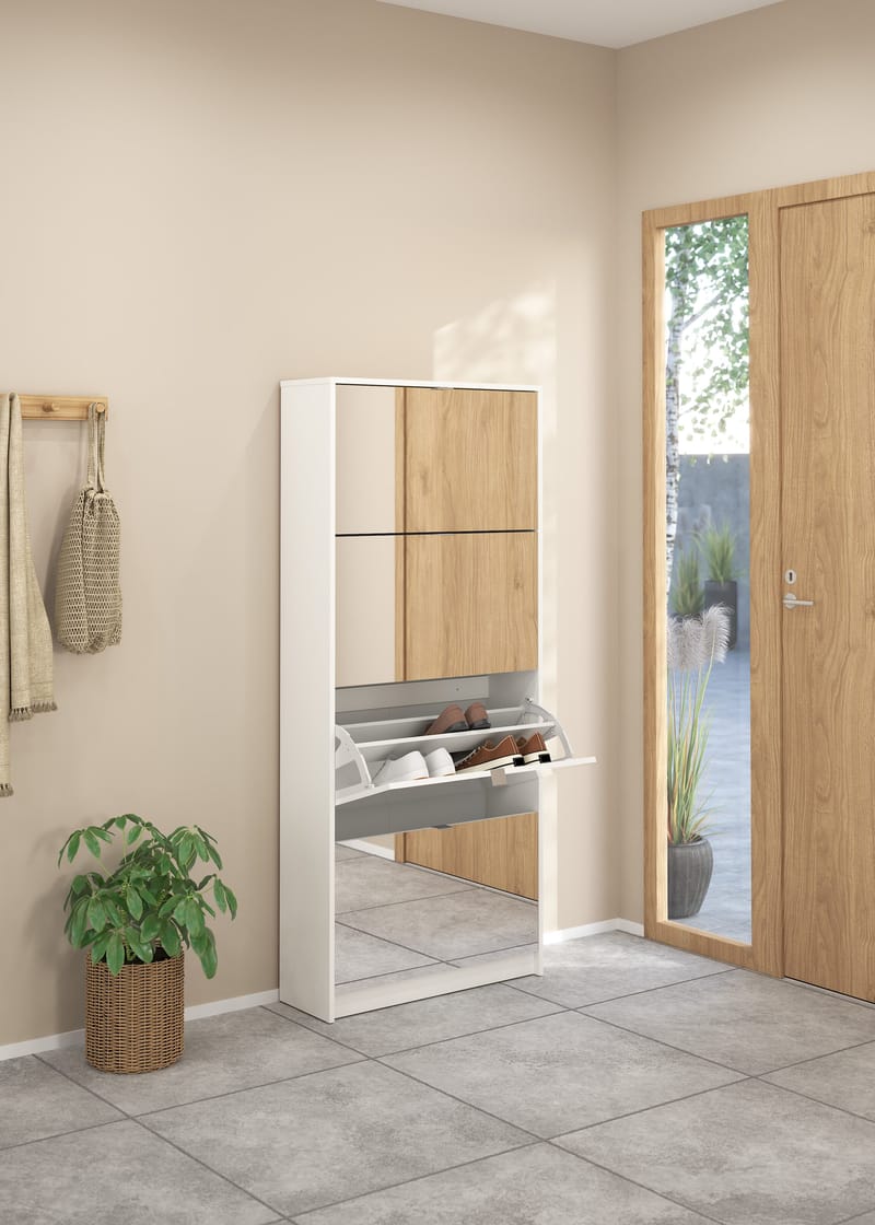 Tenor Skoskåp 4 fack 70x24x162 cm - Förvaring - Sko- & klädförvaring - Skoförvaring