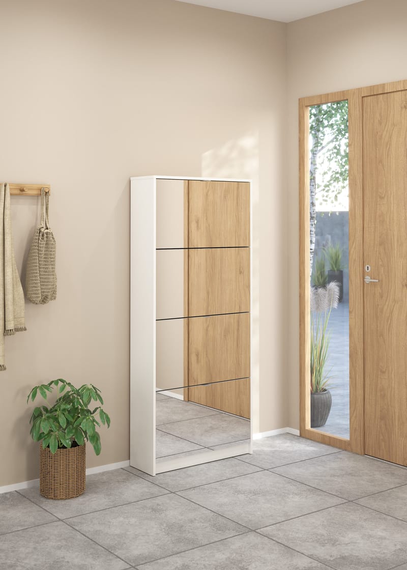 Tenor Skoskåp 4 fack 70x24x162 cm - Förvaring - Sko- & klädförvaring - Skoförvaring