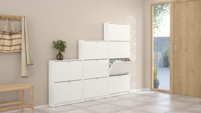 Tenor Skoskåp med 2 fack 70x16x85 cm - Förvaring - Sko- & klädförvaring - Skoförvaring