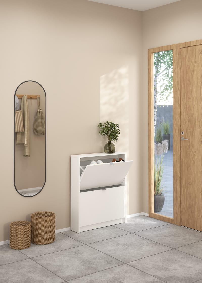 Tenor Skoskåp med 2 fack 70x16x85 cm - Förvaring - Sko- & klädförvaring - Skoförvaring