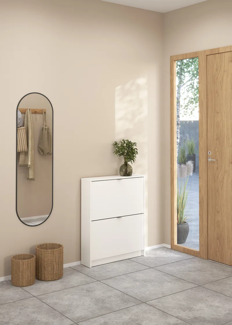 Tenor Skoskåp med 2 fack 70x16x85 cm - Förvaring - Sko- & klädförvaring - Skoförvaring