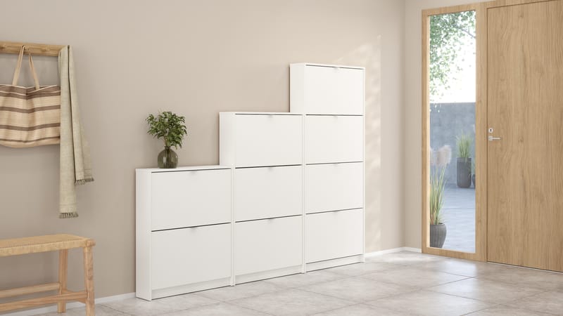 Tenor Skoskåp med 2 fack 70x16x85 cm - Förvaring - Sko- & klädförvaring - Skoförvaring