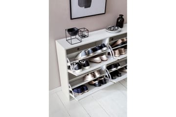 Terreri Skoskåp 120x24 cm - Vit - Förvaring - Sko- & klädförvaring - Skoförvaring