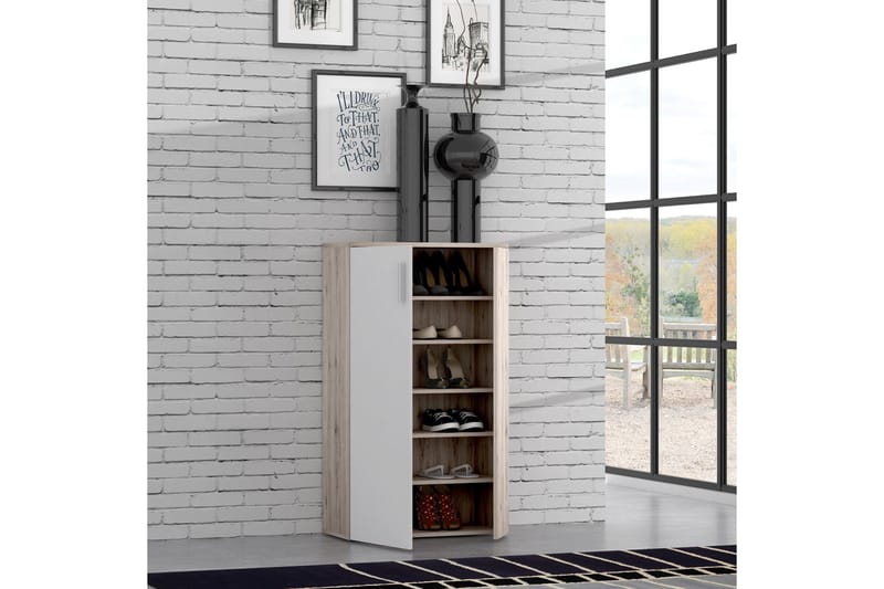 Ticketwood Skoskåp 69 cm - Brun/Vit - Förvaring - Sko- & klädförvaring - Skoförvaring