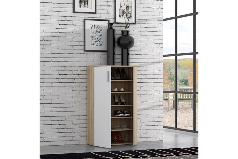 Ticketwood Skoskåp 69 cm - Natur/Vit - Förvaring - Sko- & klädförvaring - Skoförvaring
