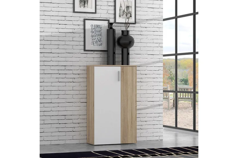 Ticketwood Skoskåp 69 cm - Natur/Vit - Förvaring - Sko- & klädförvaring - Skoförvaring