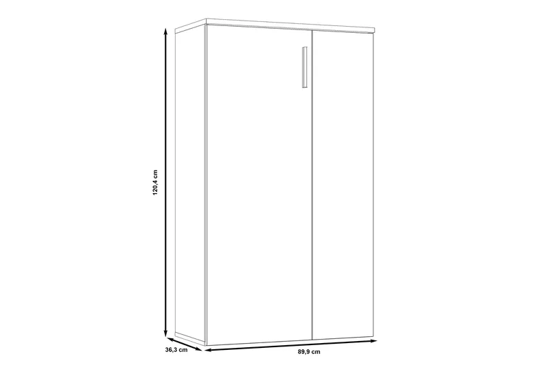 Ticketwood Skoskåp 69 cm - Natur/Vit - Förvaring - Sko- & klädförvaring - Skoförvaring