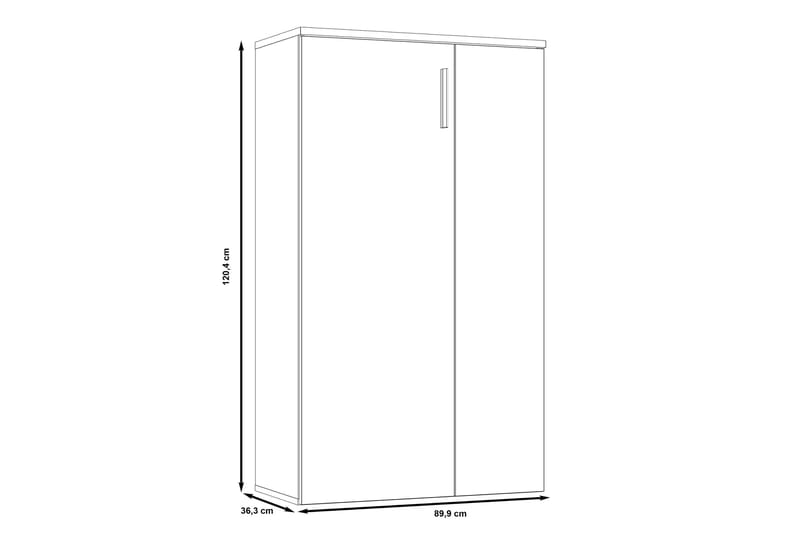 Ticketwood Skoskåp 69 cm - Natur/Vit - Förvaring - Sko- & klädförvaring - Skoförvaring