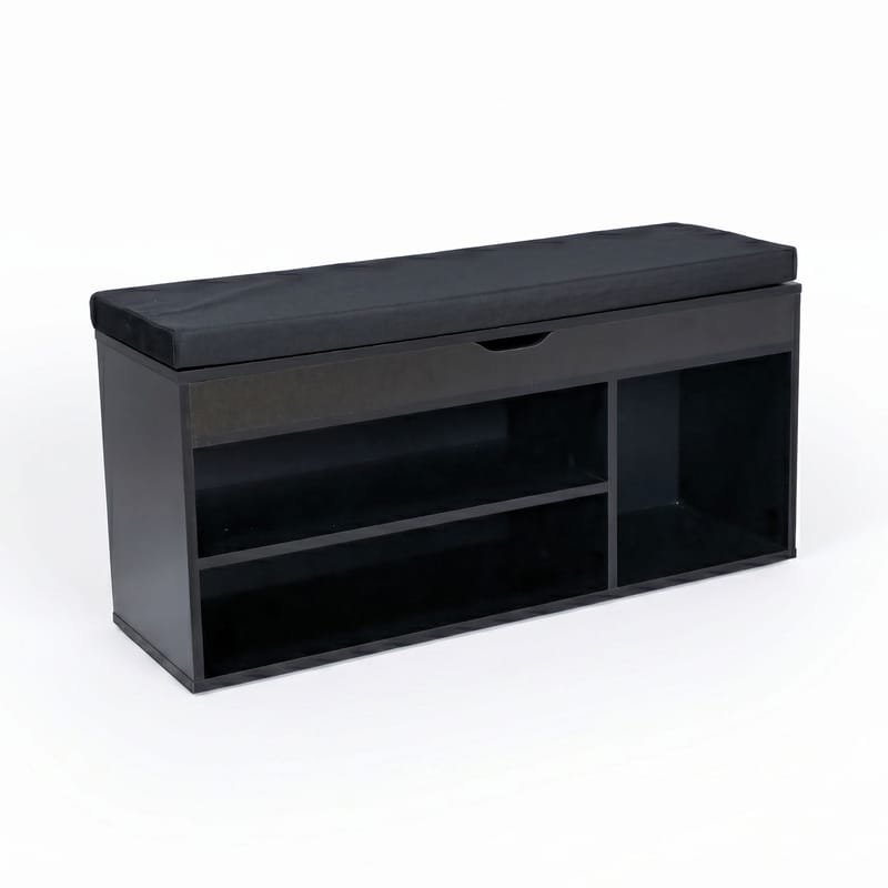 Ulvena Skobänk med sits 104x51x32 cm - svart - Förvaring - Sko- & klädförvaring - Skoförvaring - Bänk med skoförvaring