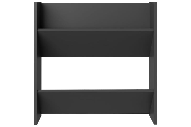 Väggmonterat skoställ 4 st grå 60x18x60 cm spånskiva - Grå - Förvaring - Sko- & klädförvaring - Skoförvaring