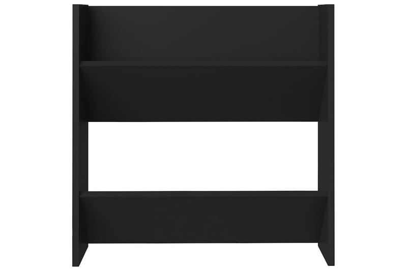 Väggmonterat skoställ 4 st svart 60x18x60 cm spånskiva - Svart - Förvaring - Sko- & klädförvaring - Skoförvaring
