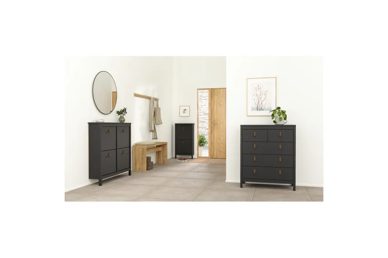 Vallvidera Skoskåp 102,6 cm - Svart - Förvaring - Sko- & klädförvaring - Skoförvaring