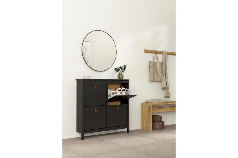 Vallvidera Skoskåp 102,6 cm - Svart - Förvaring - Sko- & klädförvaring - Skoförvaring