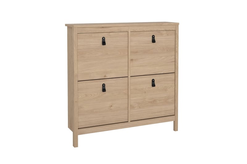 Vallvidera Skoskåp 103 cm - Rödfärgat trä - Förvaring - Sko- & klädförvaring - Skoförvaring