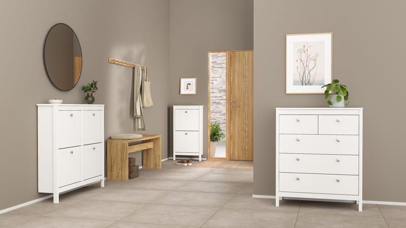 Vallvidera Skoskåp med 4 fack 103x25x103 cm - Förvaring - Sko- & klädförvaring - Skoförvaring