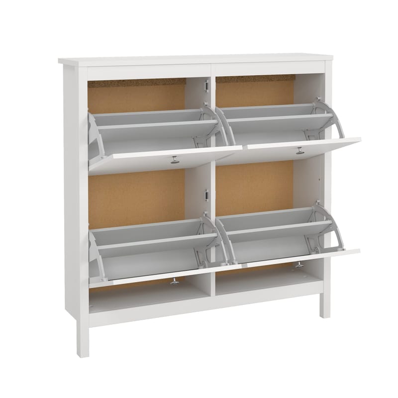 Vallvidera Skoskåp med 4 fack 103x25x103 cm - Förvaring - Sko- & klädförvaring - Skoförvaring