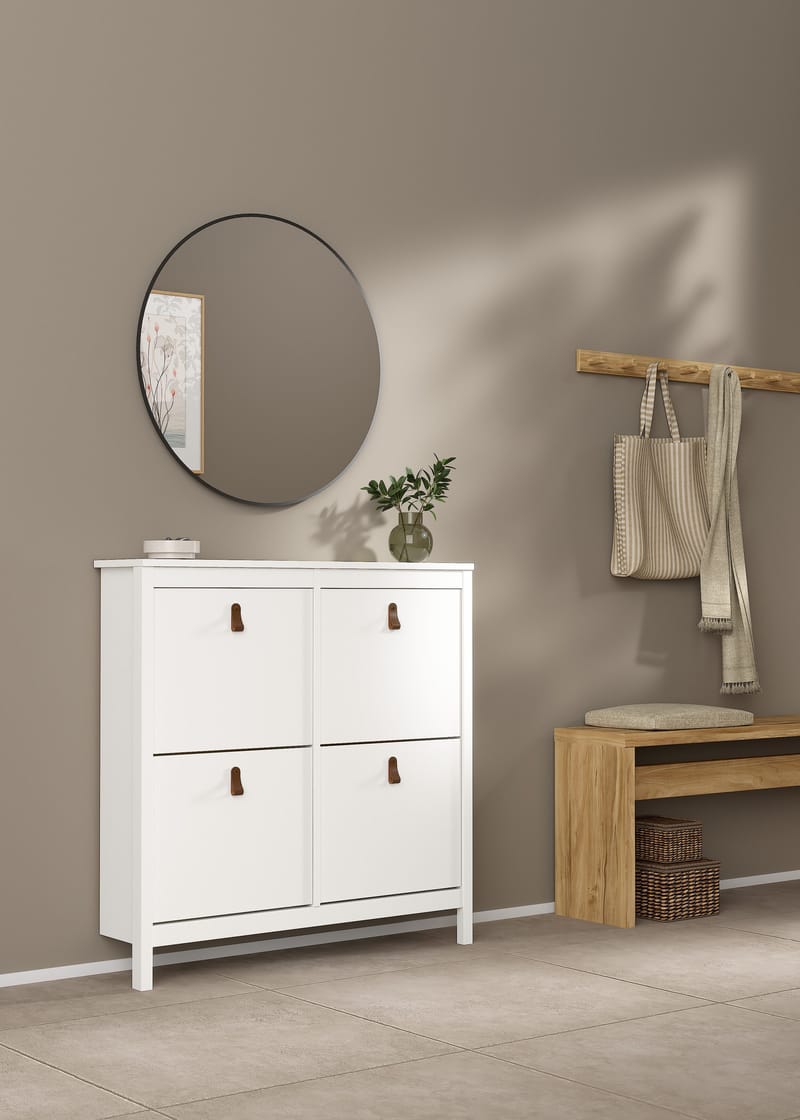 Vallvidera Skoskåp med 4 fack 103x25x103 cm - Förvaring - Sko- & klädförvaring - Skoförvaring