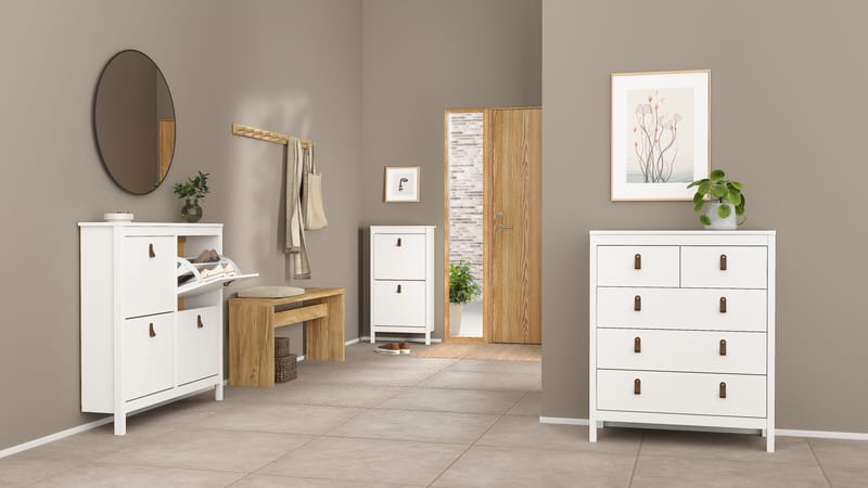 Vallvidera Skoskåp med 4 fack 103x25x103 cm - Förvaring - Sko- & klädförvaring - Skoförvaring