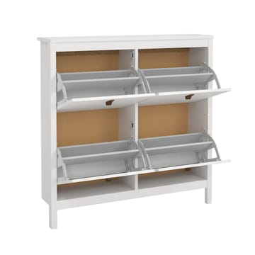 Vallvidera Skoskåp med 4 fack 103x25x103 cm - Förvaring - Sko- & klädförvaring - Skoförvaring