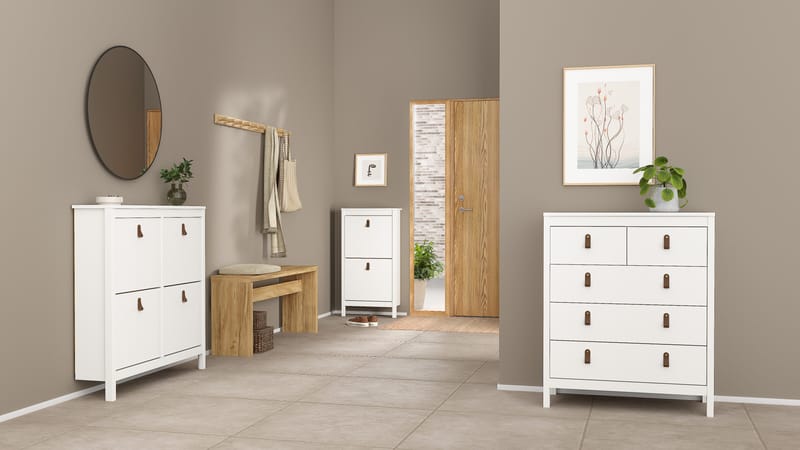 Vallvidera Skoskåp med 4 fack 103x25x103 cm - Förvaring - Sko- & klädförvaring - Skoförvaring