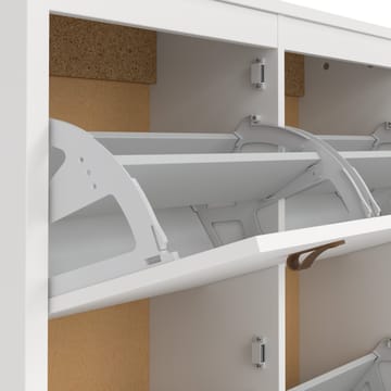 Vallvidera Skoskåp med 4 fack 103x25x103 cm - Förvaring - Sko- & klädförvaring - Skoförvaring