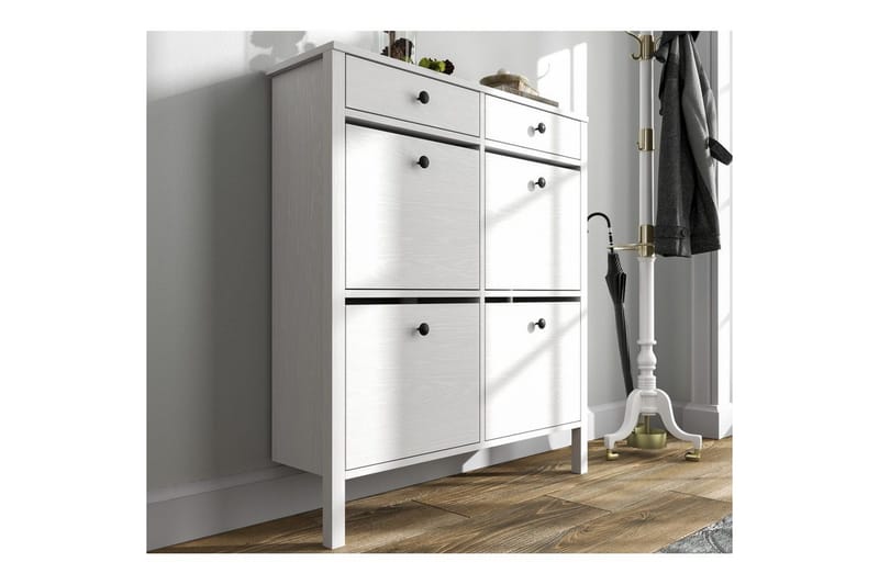 Veylin Skoskåp 101 cm - Natur/Vit - Förvaring - Sko- & klädförvaring - Skoförvaring